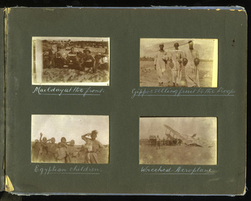 troops / natives / wrecked plane, robertson thomas131.tif
