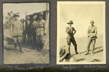 soldiers posing