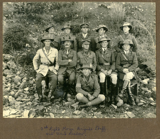 3rd light horse staff and unit leaders