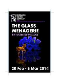 Program Photos Review Newsletter Poster Articles, The Glass Menagerie by Tennessee Williams