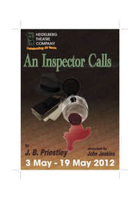 Program Photos Review Newsletter Poster, An Inspector Calls by J. B. Priestley directed by John Jenkins