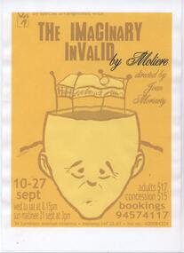 Program Photos Newsletter Poster Articles Memorabilia, The Imaginary Invalid by Moliere directed by Joan Moriarty