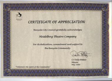 Newsletter Memorabilia Playbill Special Events, 2000 HTC General Memorabilia