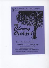 Program Photos Review Newsletter Poster Articles, The Cherry Orchard by Anton Chekhov by special arrangement with Dominie Pty Ltd directed by Gordon Dunlop