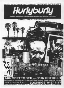 Program Photos Newsletter Poster Articles, Hurlyburly by David Rabe directed by Paul King