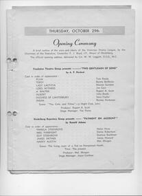 Program Special Events, Payment on Account by Ronald Adams directed by Mel Morgan