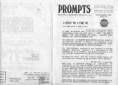 Program, 1988 HTC General Memorabilia