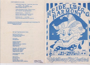 Memorabilia Special Events, 1986 HTC General Memorabilia Heidelberg Festival
