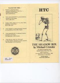 Program Photos Reviews, The Shadow Box by Michael Cristofer by special arrangement with Samuel French (Aust.) Pty Ltd directed by Ian Brown