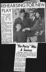 Program Newsletter Articles, The party by Jane Arden directed by Beth Hewitt
