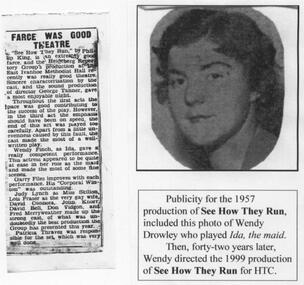 Program Articles, See how they run by Philip King direcrted by George Tanner