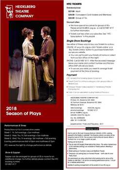 photos memorabilia playbill: 2018 HTC General Memorabilia
