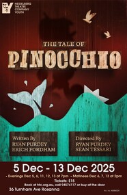 Memorabilia - Program Photos Poster, The Tale of Pinocchio.  Written by Ryan Purdey and Erich Fordham.  Directed by Ryan Purdey and Sean Tessari