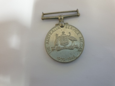 Medal, Australian Service Medal 1939-1945