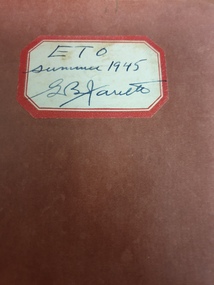 Diary, Diary from Summer 1945 of Captain George Burling Jarrett, 1945