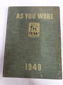 Book - non-fiction book, As you were 1949. Stories from serving WWII service men and women, 1949