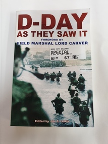 soft cover non-fiction book, D-Day As They Saw It, 1994