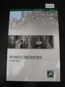 Book, National Trust, Women's Melbourne, 2010