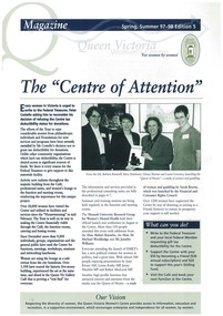 Newsletter, Q Magazine: The "Centre of Attention", c. November 1997