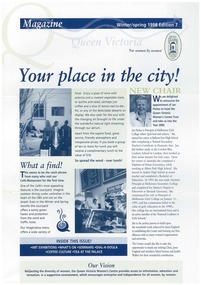 Newsletter, Q Magazine: Yor place in the city!, c. July 1998