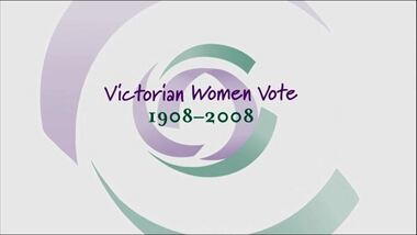 CD-Rom, Victorian Women Vote, c. 2008