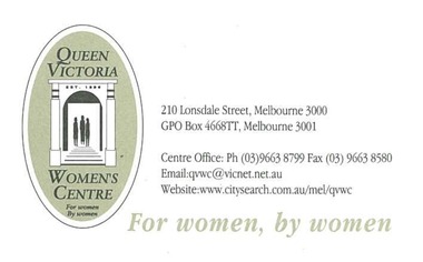 Business Card, c. 1997