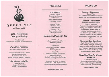 Pamphlet, Centre Tours: this is your centre, come and enjoy it!, c. 1997