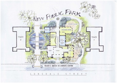Artist Impression, New Public Park, February 1994