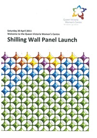 Programme Booklet, Shilling Wall Panel Launch, 30 April 2011