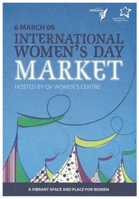 Flyer, International Women's Day Market, c. 2009
