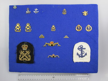 Pin Board - Navy Uniform Badges, Pins & Patches