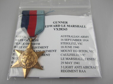 1939 - 1945 Star