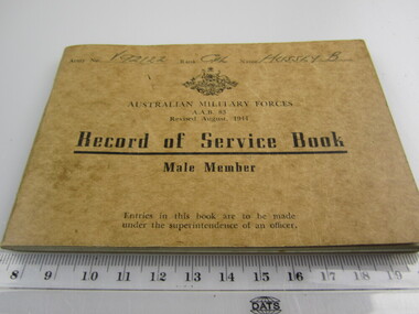 Record of Service Book