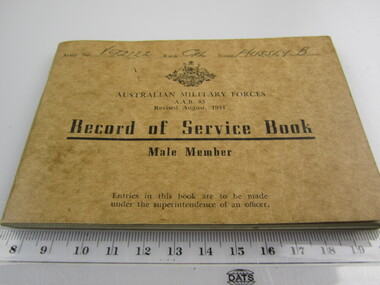 Record of Service Book