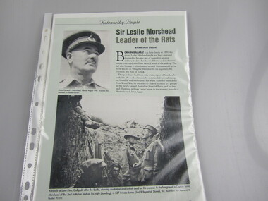 Service Record excerpts (copies)