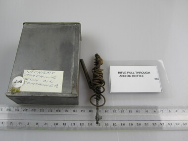 Rifle Pull Through & Oil Bottle