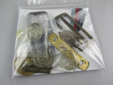 Collection of Badges, Buckles etc