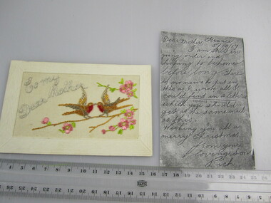 Post Card - Embroidered "To my Dear Mother"