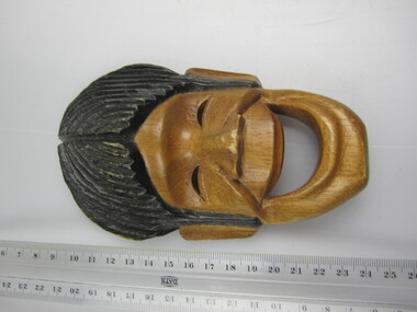 Wooden Carved Ornament (Head)