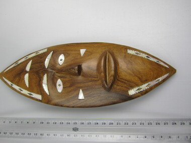 Souvenir - Wooden Carved Ornament (Tribal Mask)