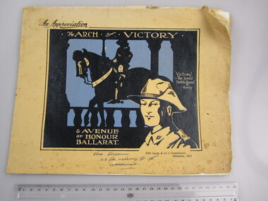 Publication - "An Appreciation  The Arch of Victory & Avenue of Honour Ballarat"