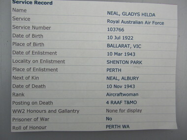 Information sheets x 2