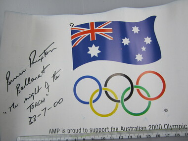 Flag - (Hand Held) Sydney 2000 Olympic Torch Relay