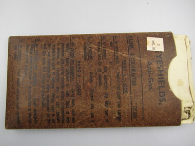Eyeshields - Anti-Gas in cardboard cover