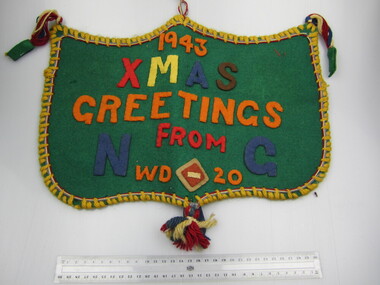 Wall Hanging (Felt) - Xmas Greetings 1943