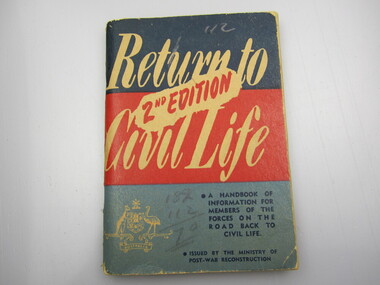 Book - "Return to Civil Life"