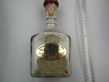 Glass Bottle with Sand from Gallipolli