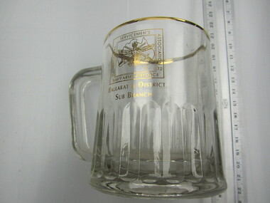 Beer Mug - "National Servicemen's Association"  Ballarat & Disctrict Sub-Branch"