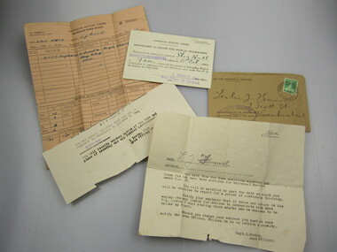 Transport Work Ticket - AMF, 17/01/1944