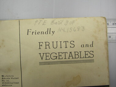 Book - "Friendly Fruits & Vegetables"